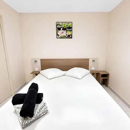 Les Palmiers - Piscine - Wi-fi - Clim & Parking Apartament *